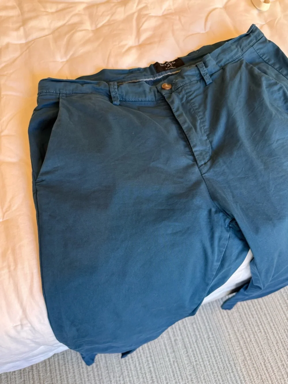 Matchstick Men's Casual Pant (36W x 31L Peacock Blue) - Picture 5 of 5